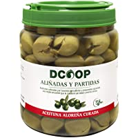 Dcoop Olivas - Aceitunas Aloreñas Primera Partida- Ideales para Ensaladas y Aperitivos Sanos- 400 Gr Pne 750 g